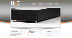 Desktop Screenshot of hdfplastik.com